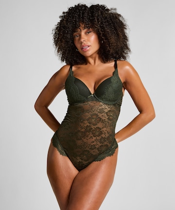 Hunkemöller Body in Groen: voorkant