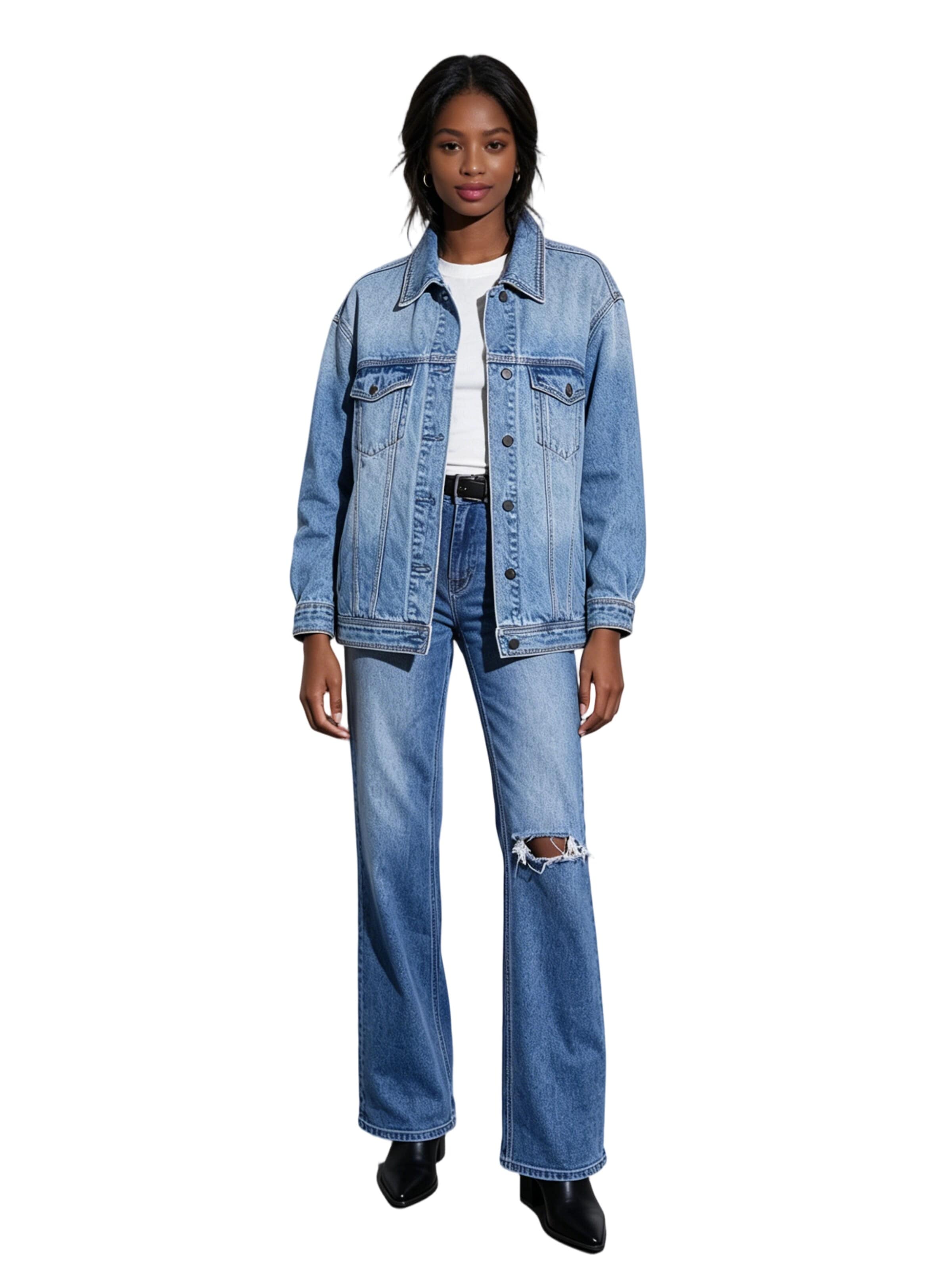 Yesfashion Übergangsjacke‌‌‌‌‌‌‌‌ in Blau