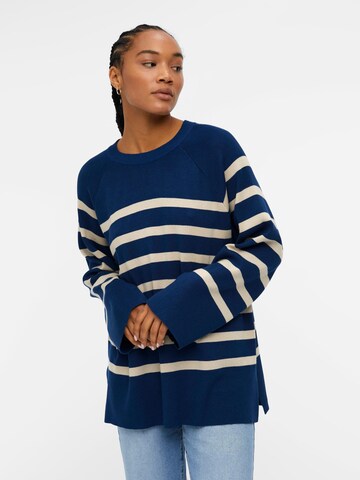 OBJECT Trui 'Ester' in Blauw: voorkant