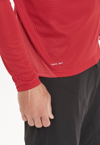 ENDURANCE Functioneel shirt 'Janus' in Rood