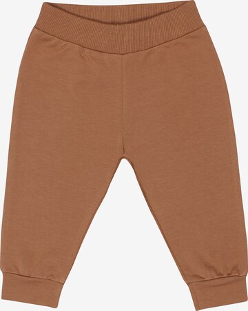 Kids Up Tapered Pants 'Wilmer' in Brown: front