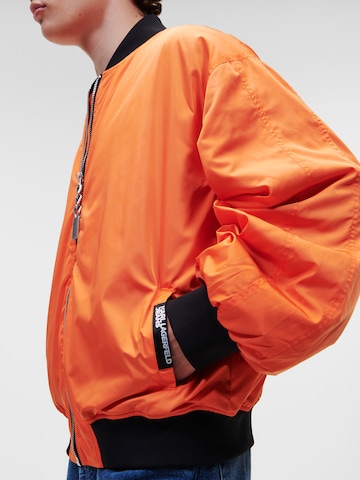 KARL LAGERFELD JEANS Between-season jacket in Orange