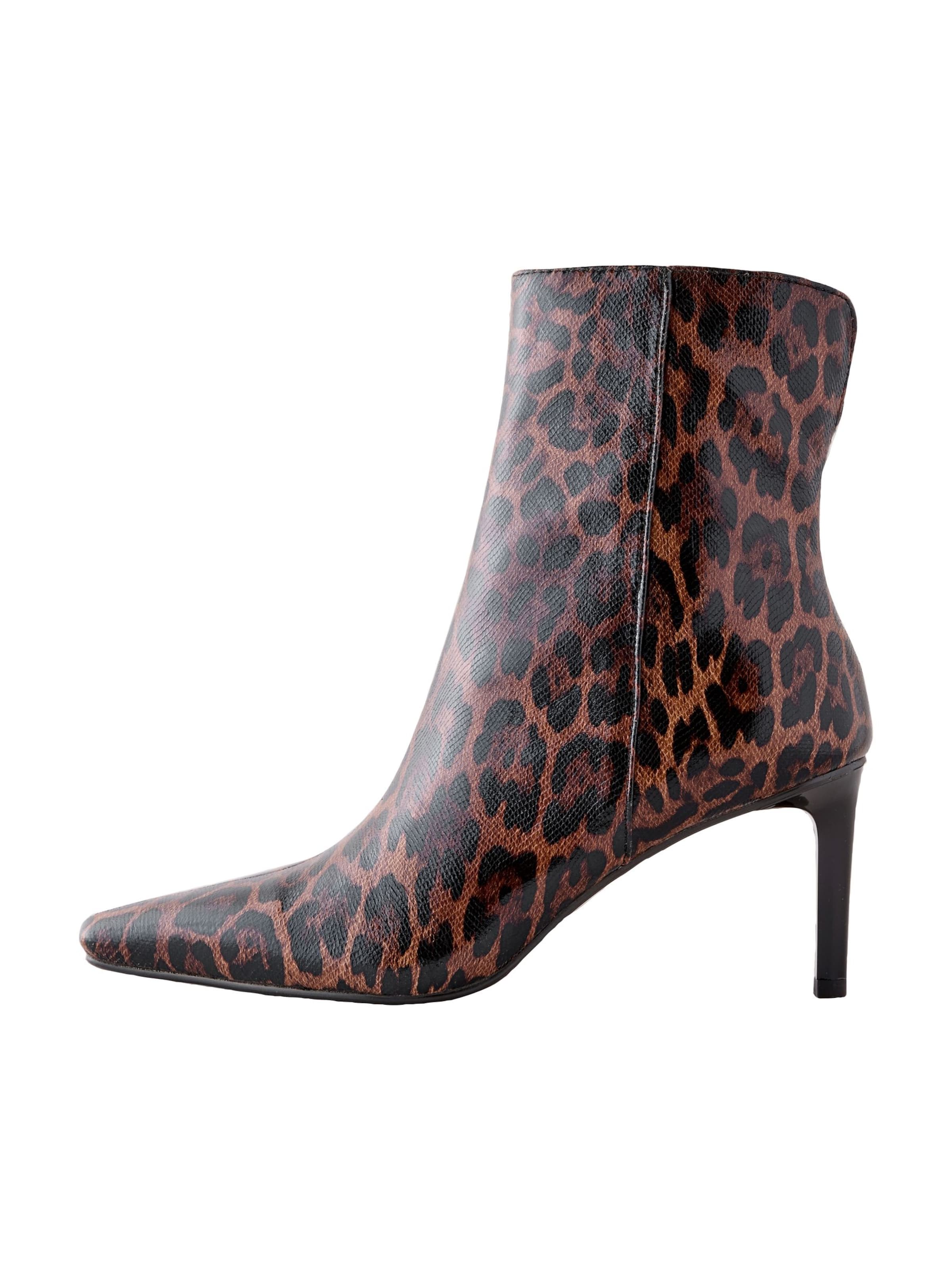 Next Enkellaarsjes 'Forever Comfort' in Bruin: voorkant