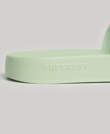 Claquettes / Tongs Superdry en vert