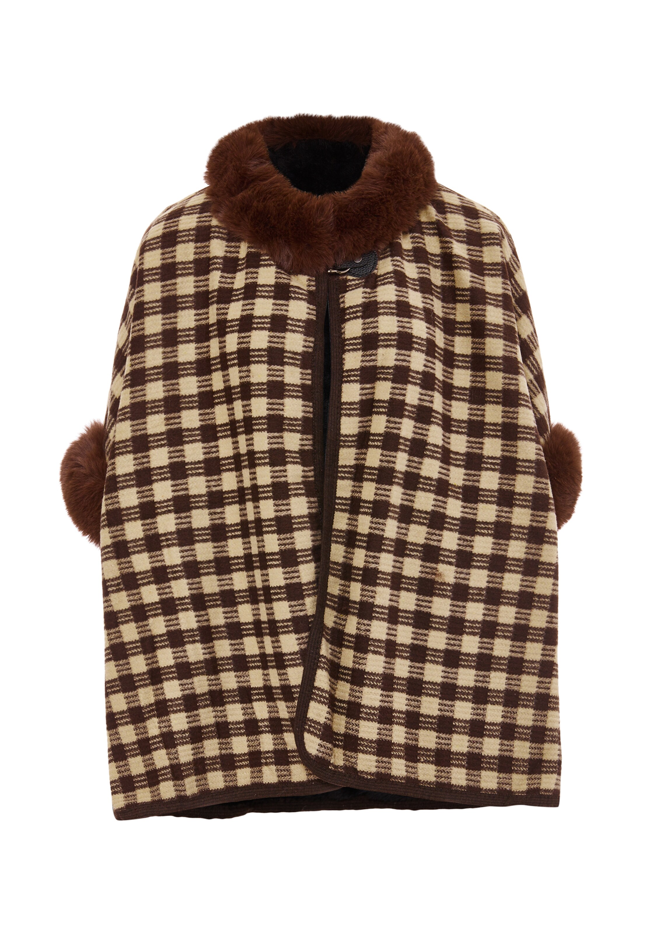 OSHA Cape in Braun: Vorderseite