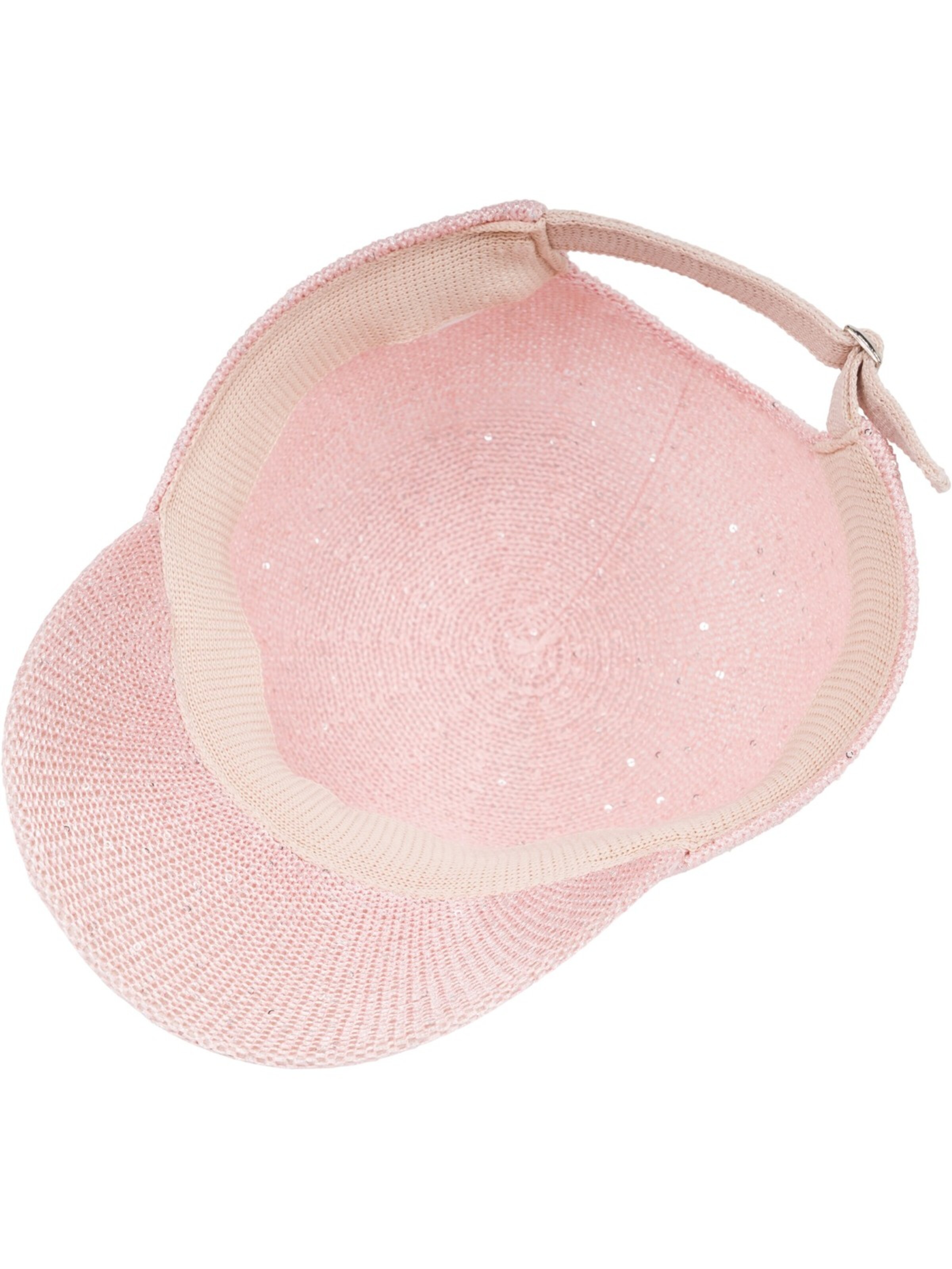 styleBREAKER Cap 'Gewebtes Baseball Cap Pailletten'‌‌‌‌‌‌‌‌ in Pink