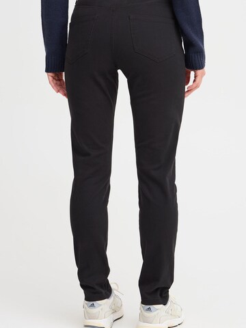 Slimfit Pantaloni chino 'Pisla' di Oxmo in nero