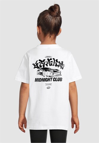 Mister Tee Koszulka 'Midnight Racing Club' w kolorze biały: przód