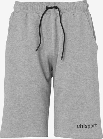 UHLSPORT Workout Pants in Grey: front