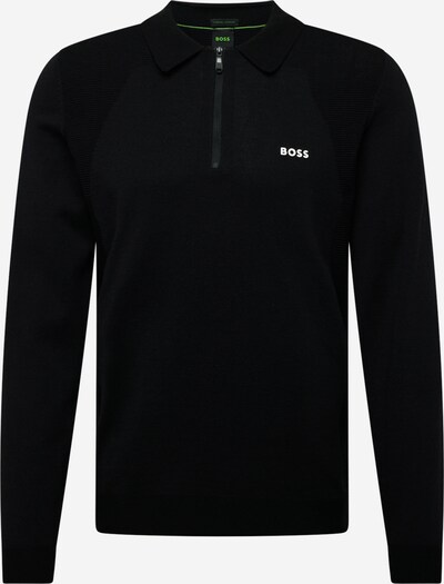 BOSS Sweter 'Momentum Lite PL24' w kolorze czarny / białym, Podgląd produktu