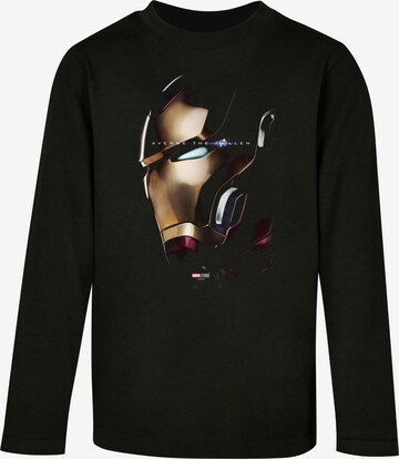 ABSOLUTE CULT Shirt 'Avengers Endgame - Avenge The Fallen Iron Man' in Black: front