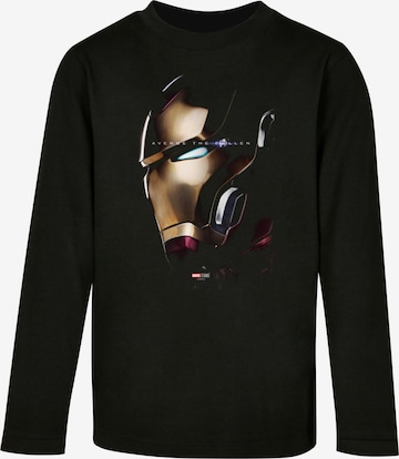 ABSOLUTE CULT Shirt 'Avengers Endgame - Avenge The Fallen Iron Man' in Schwarz: predná strana