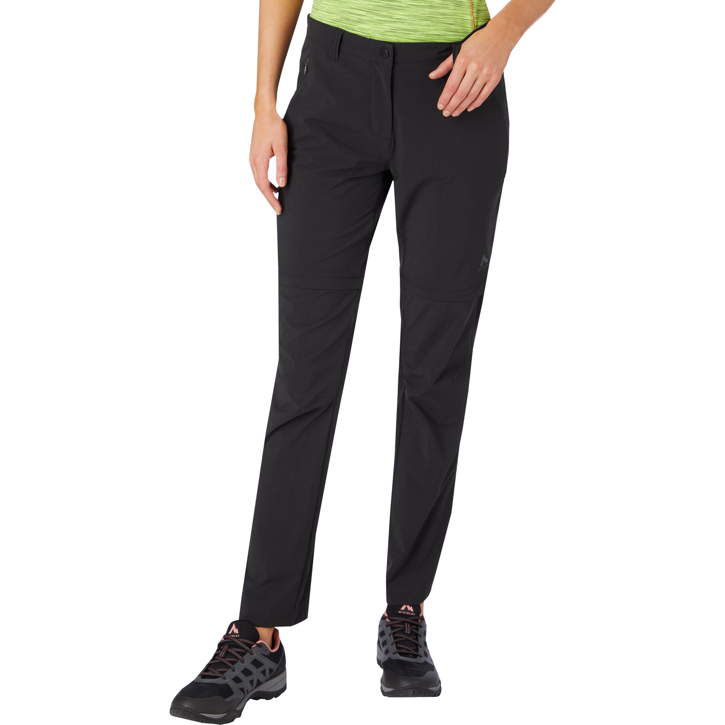 MCKINLEY Regular Outdoor Pants 'Malik II' in Black: front