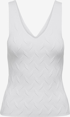 ONLY Knitted Top 'SIF' in White: front