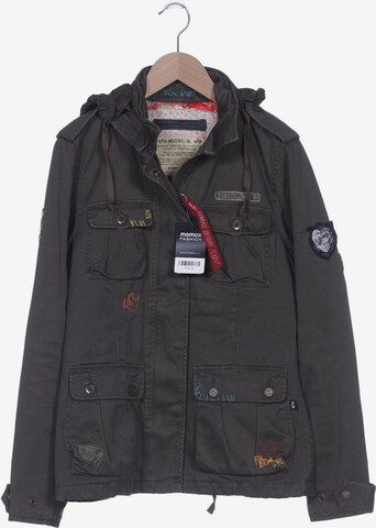 ALPHA INDUSTRIES Jacket & Coat in S in Brown: front