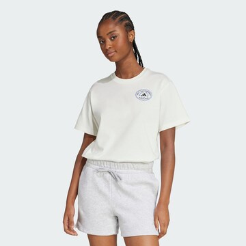 ADIDAS SPORTSWEAR Функционална тениска 'Farmers Market' в бяло: отпред