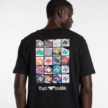 T-Shirt 'N Collage' new balance en noir
