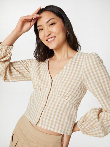 Camicia da donna 'Hailey' di Daahls by Emma Roberts exclusively for ABOUT YOU in beige