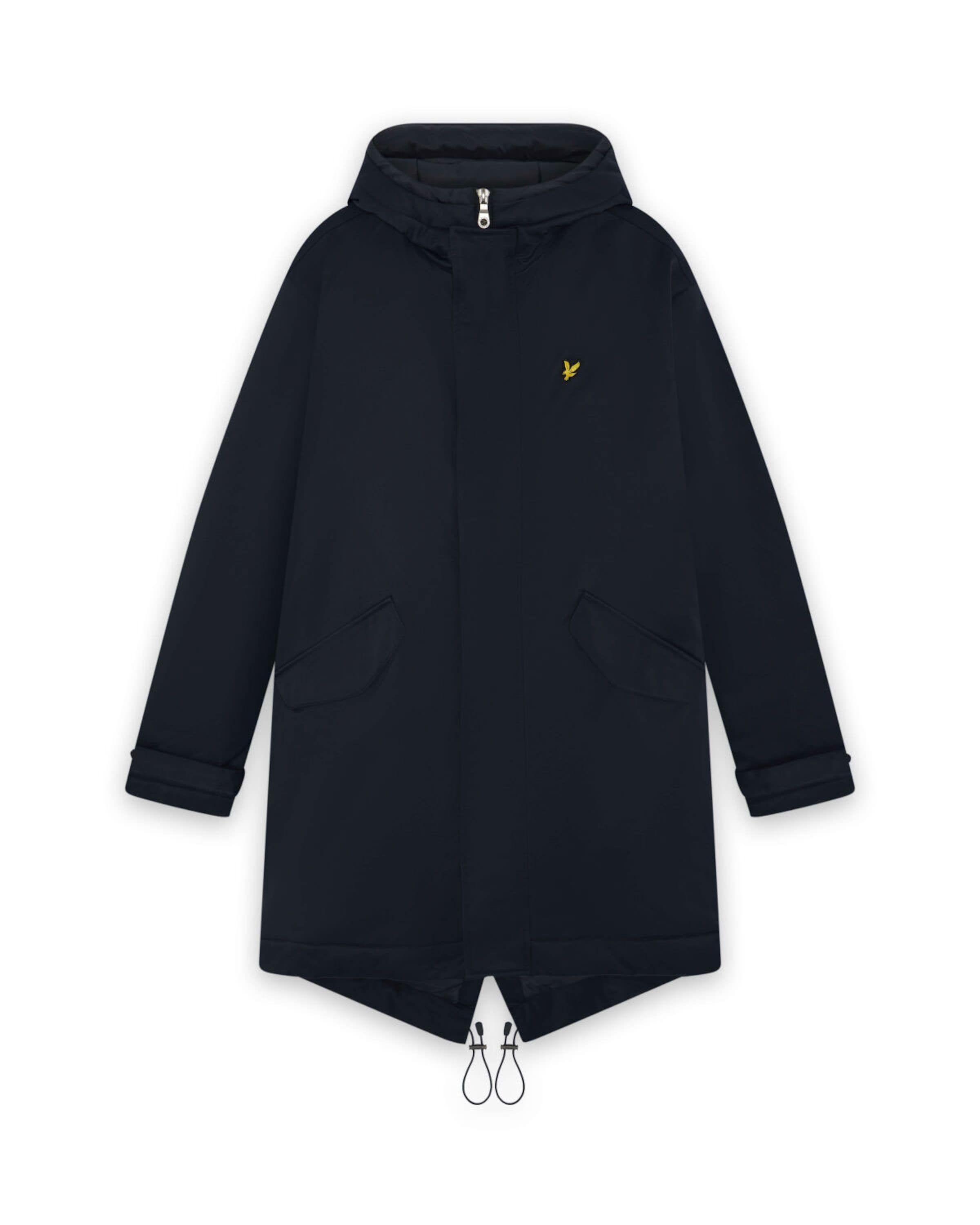 Lyle & Scott Mantel in Blau: Vorderseite