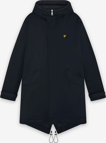 Lyle & Scott Mantel in Blau: Vorderseite