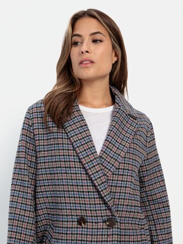 CAMEL ACTIVE Oversized Blazer mit kariertem Muster in Blau