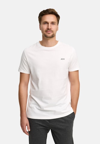 T-Shirt 'JFCayson' JEFF en blanc : devant