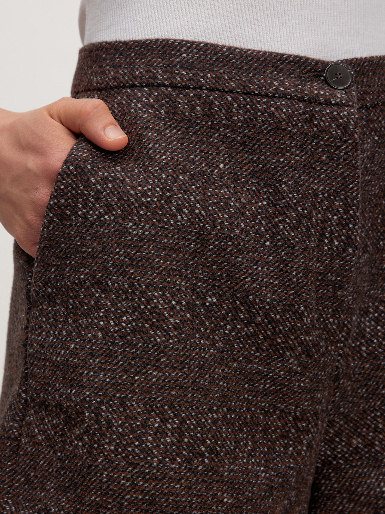 EDITED Pantaloni 'Hayden' marrone