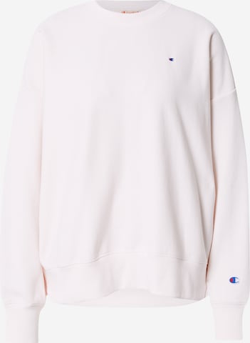 Champion Reverse Weave Sweatshirt in Roze: voorkant