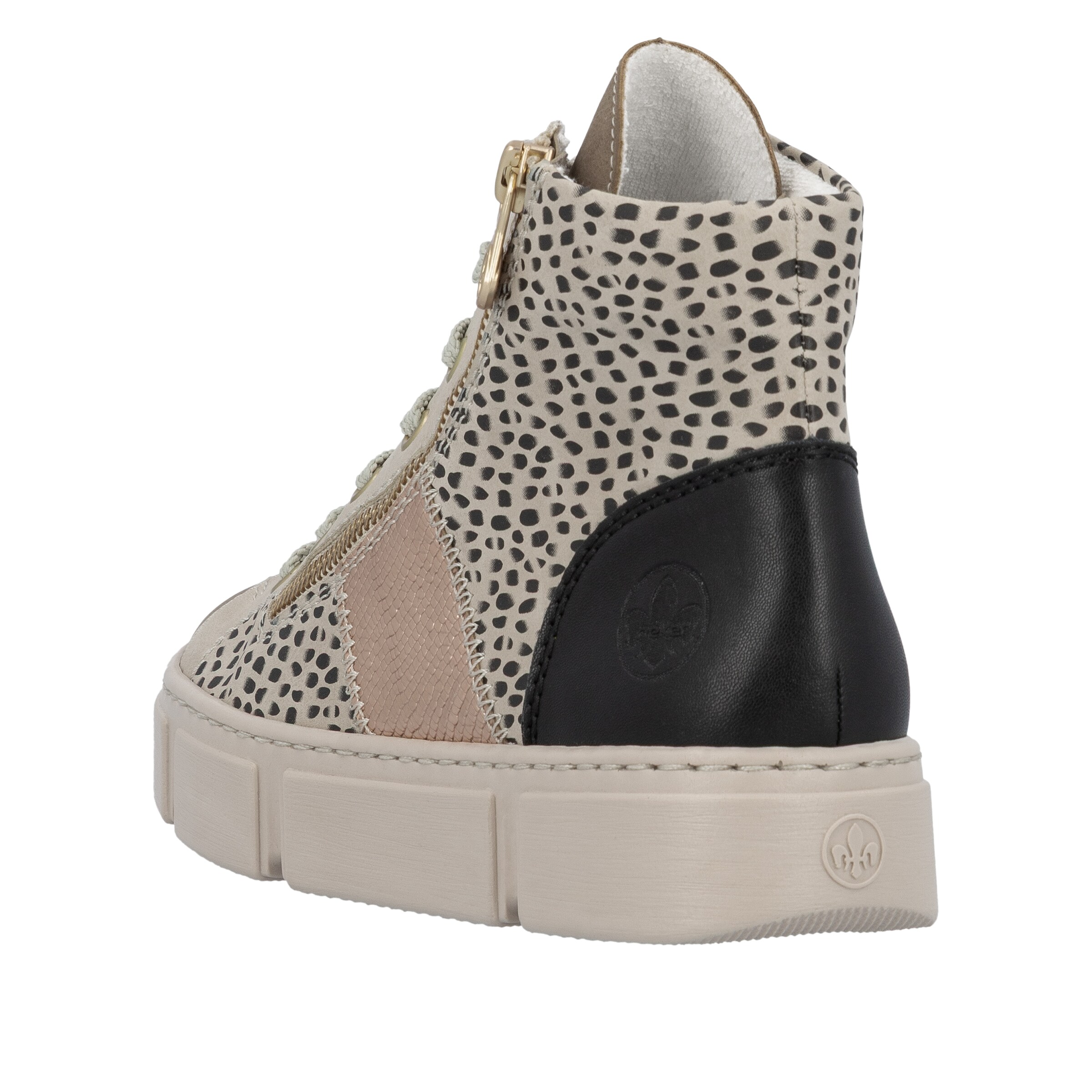Baskets hautes Rieker en beige