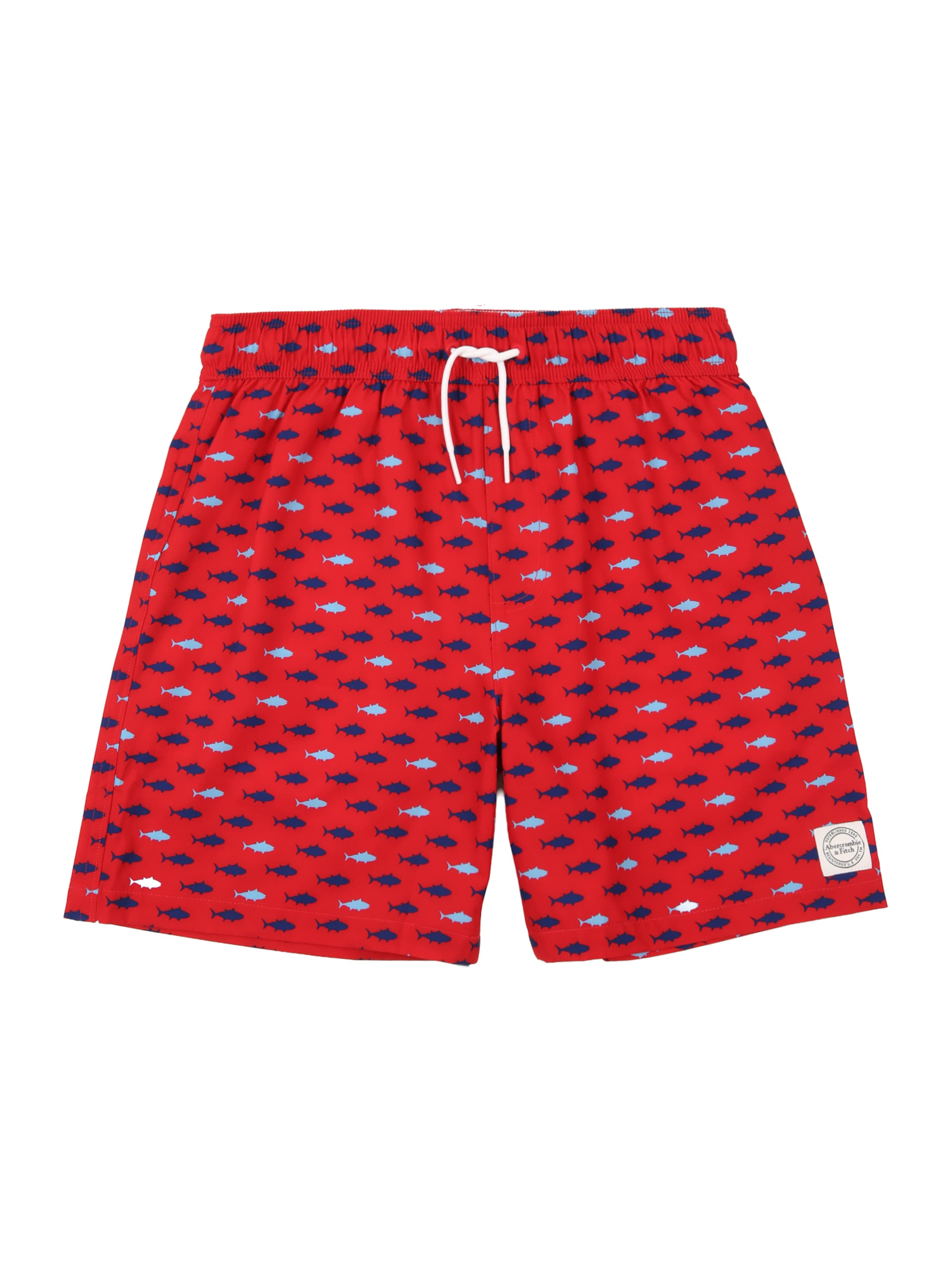 Abercrombie & Fitch Плавательные шорты в Красный: спереди