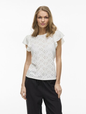 VILA Blouse in White: front