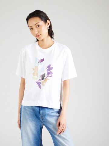 ESPRIT T-shirt i vit: framsida