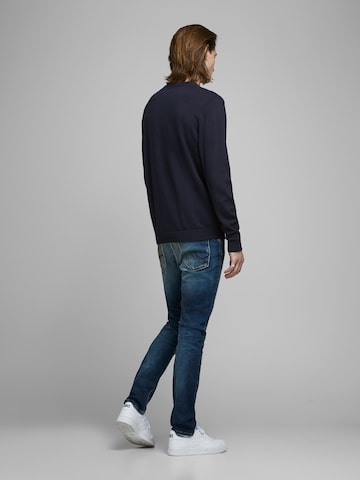 JACK & JONES Pullover in Blau