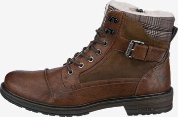 MUSTANG Lace-up boots in Brown