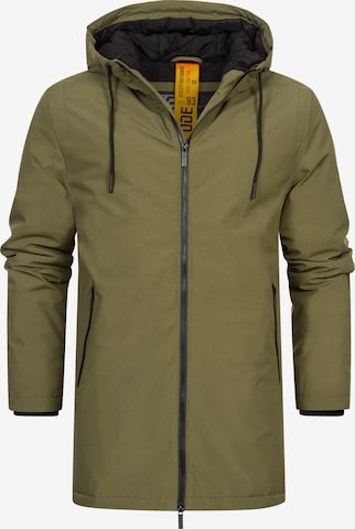 Veste d’hiver 'INEmilio' INDICODE JEANS en vert : devant