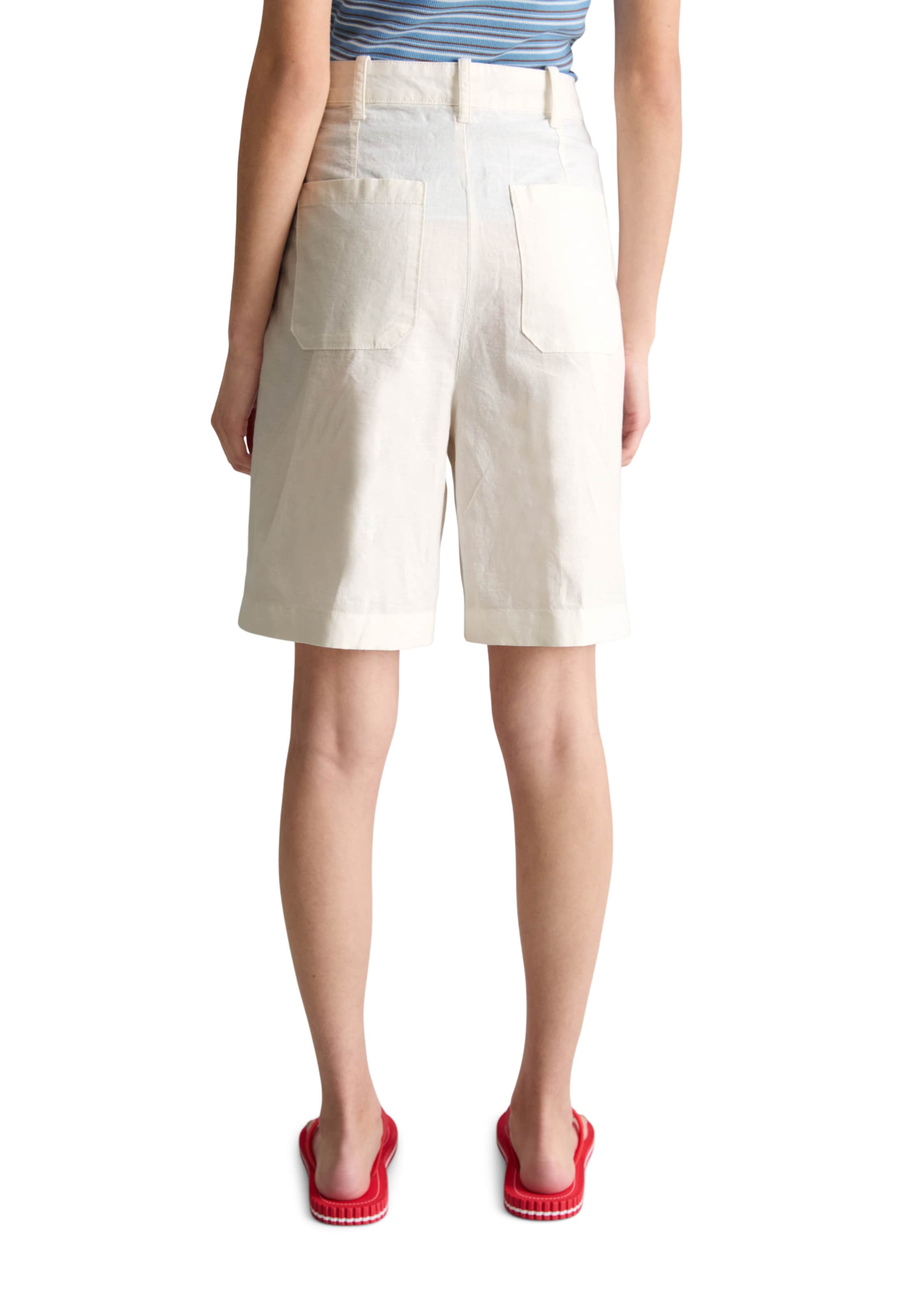 Marc O'Polo DENIM Regular Shorts in Weiß