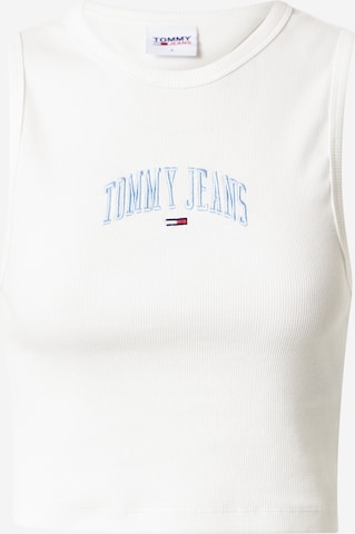 Top de la Tommy Jeans pe bej: față