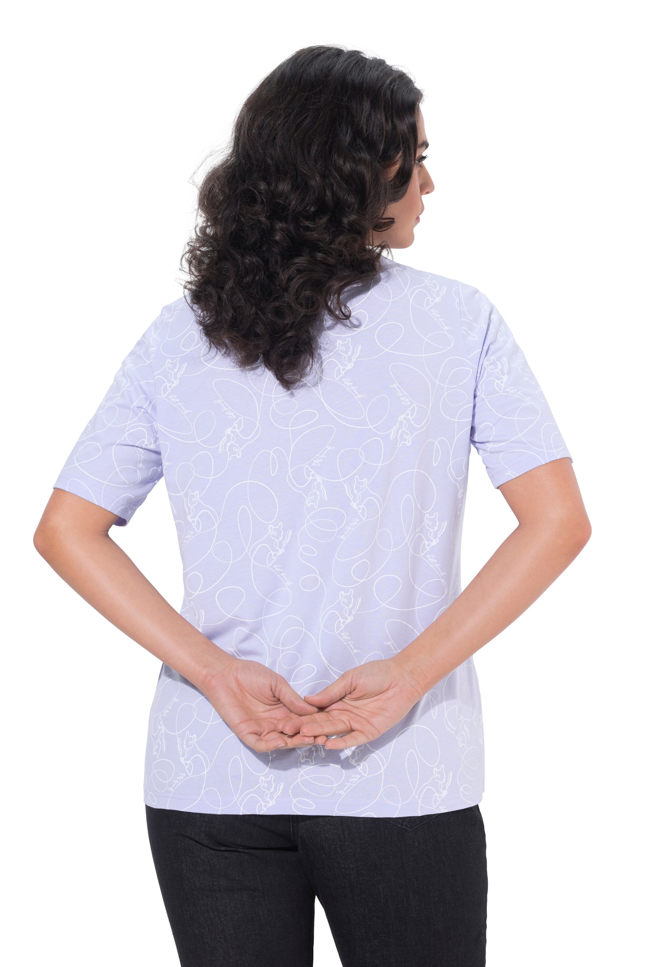 Ulla Popken Shirt in Purple