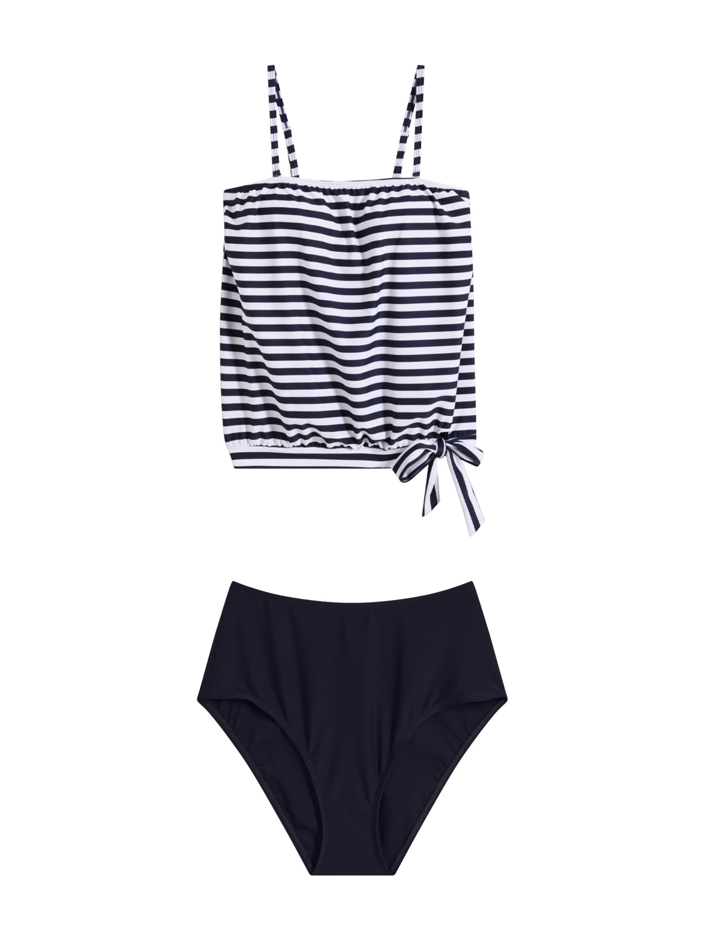 bonprix T-Shirt Tankini in Blau: Vorderseite