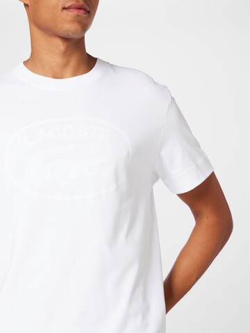 LACOSTE T-Shirt in Weiß