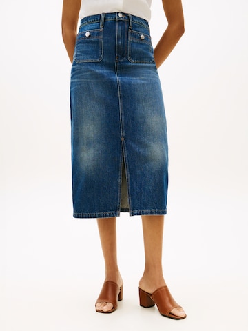 TOMMY HILFIGER Юбка 'NATE' в Синий: спереди