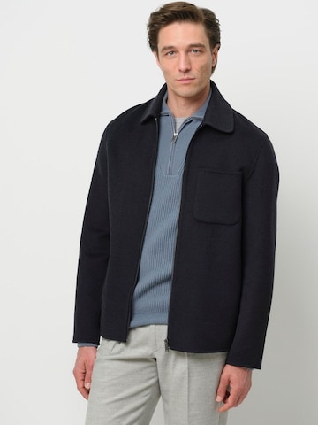 Profuomo Knit cardigan in Blue: front