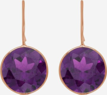 Gemshine Earrings in Gold: front