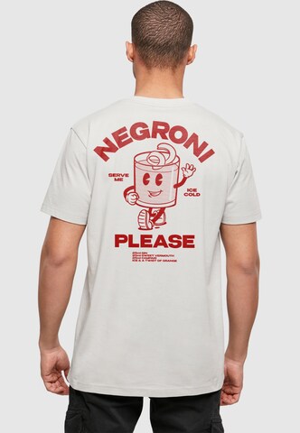 T-Shirt 'Negroni Please' Mister Tee en gris
