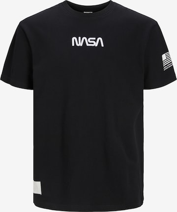 JACK & JONES Shirt 'Nasa' in Black: front