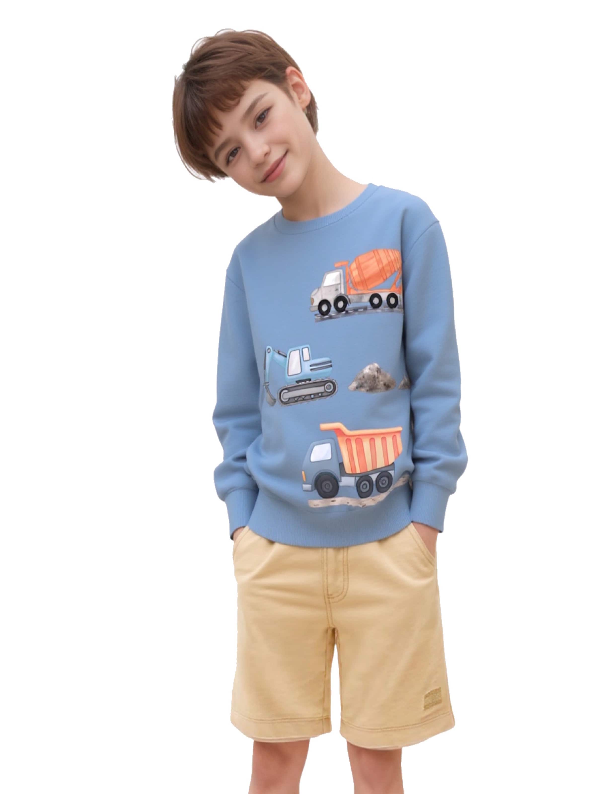 NAME IT Sweatshirt 'Jaso' in Blau: Vorderseite
