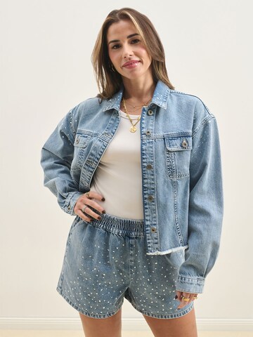 Sálea Φθινοπωρινό και ανοιξιάτικο μπουφάν σε μπλε: μπροστά