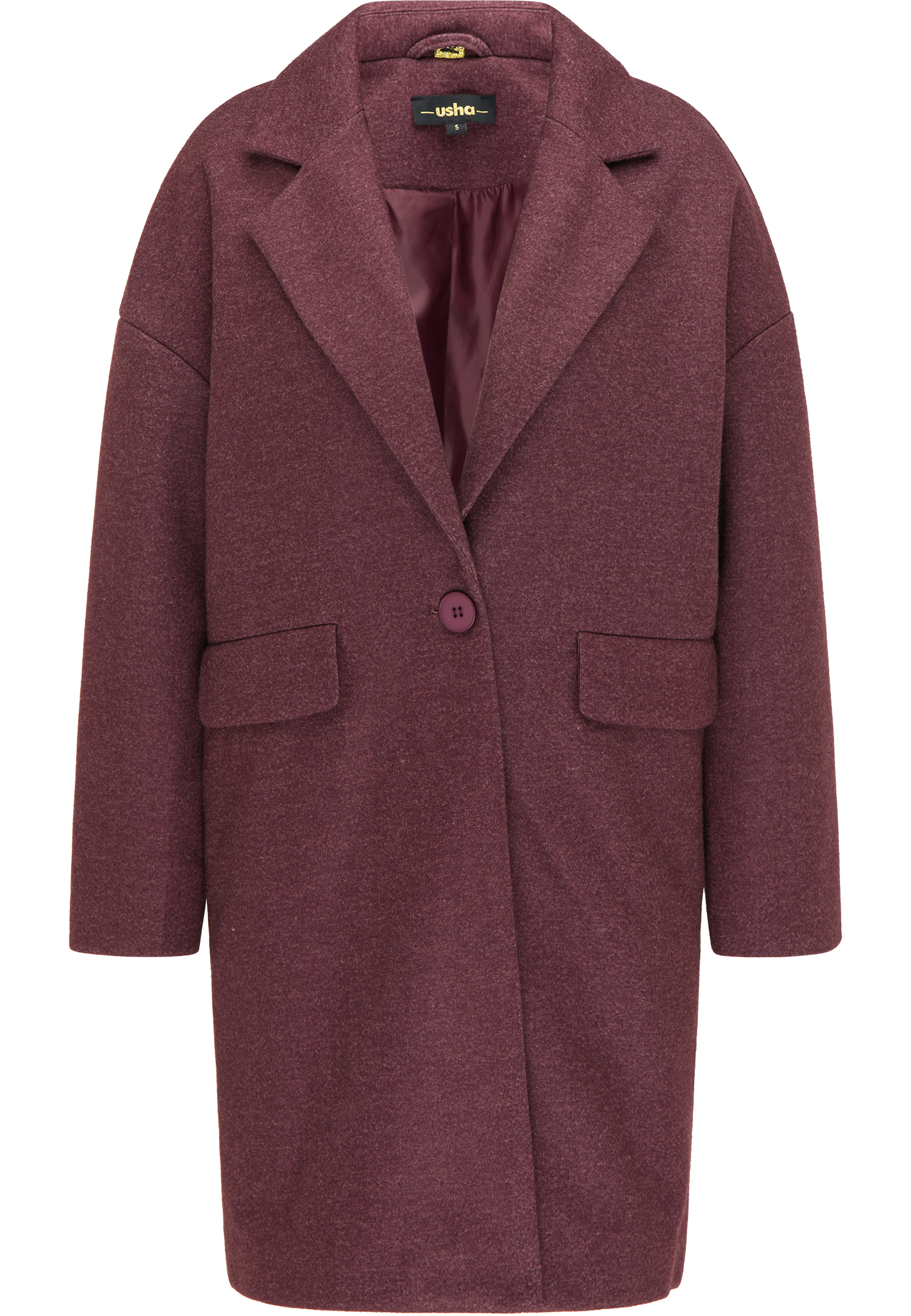 Abbigliamento Donna usha BLACK LABEL Cappotto di mezza stagione in Lilla Abbigliamento Donna usha BLACK LABEL Cappotto di mezza stagione in Lilla