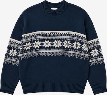 Pullover di Prohibited in blu: frontale