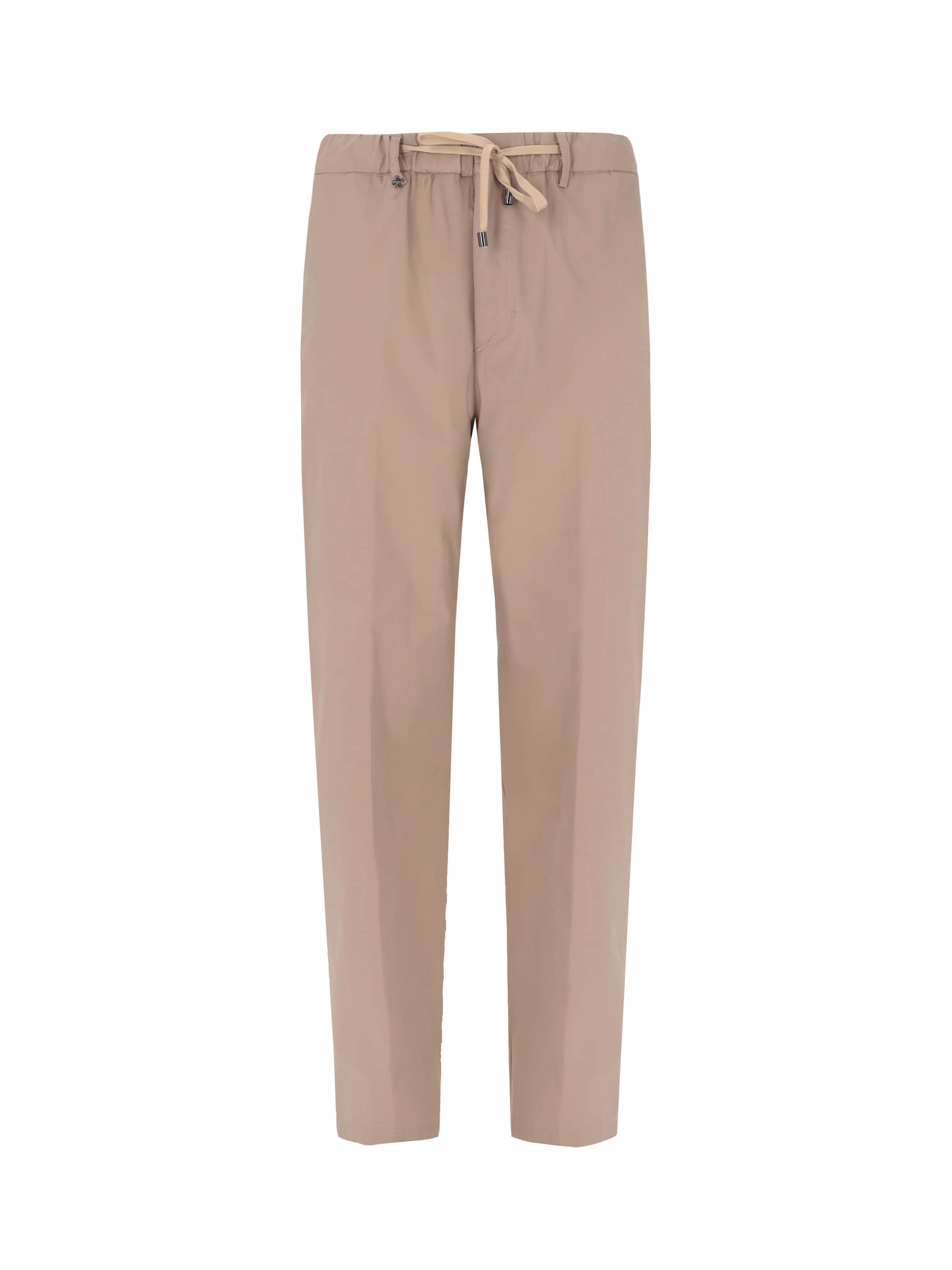 Distretto12 Regular Chino 'T. GRANO' in Beige: voorkant